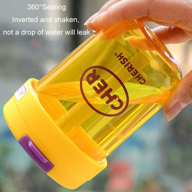 300ml Mini Children Water Mug Leakage-proof Student Plastic Portable Straw Cup