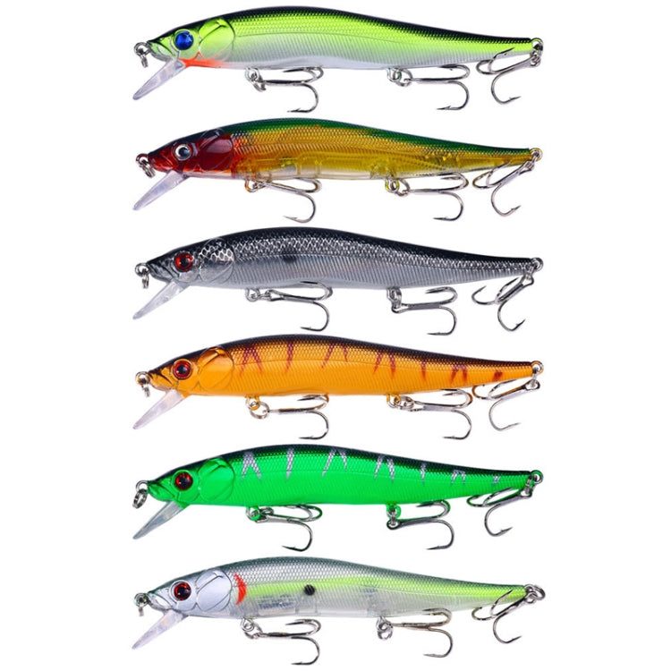 6colors /Set HENGJIA MI169 Submerged Minnow Dummy Bait Lua Hard Fishing Lures
