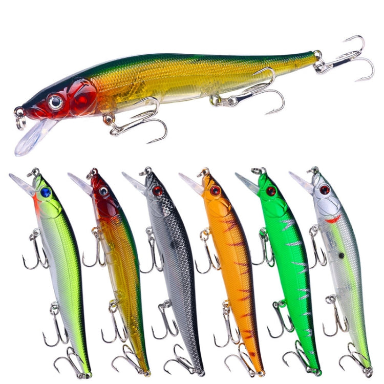 6colors /Set HENGJIA MI169 Submerged Minnow Dummy Bait Lua Hard Fishing Lures