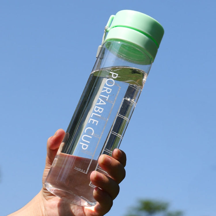 Outdoor Large Capacity Sports Mug Frosted Plastic Portable Leak-proof Teacups