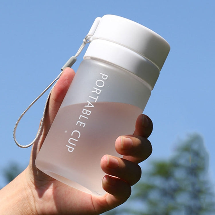 Outdoor Large Capacity Sports Mug Frosted Plastic Portable Leak-proof Teacups