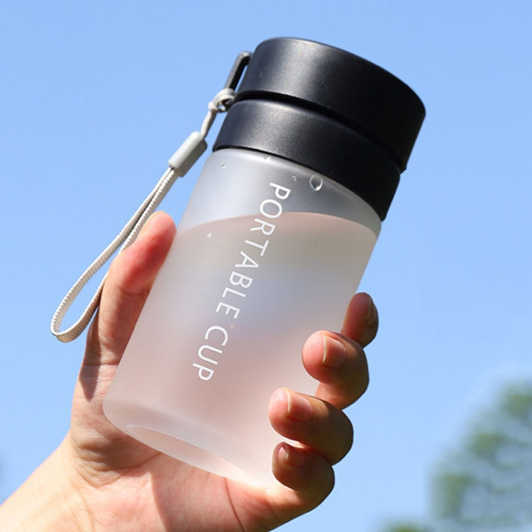 Outdoor Large Capacity Sports Mug Frosted Plastic Portable Leak-proof Teacups