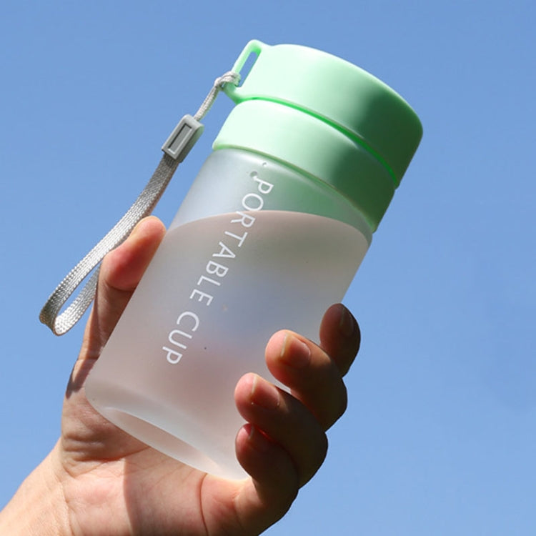 Outdoor Large Capacity Sports Mug Frosted Plastic Portable Leak-proof Teacups