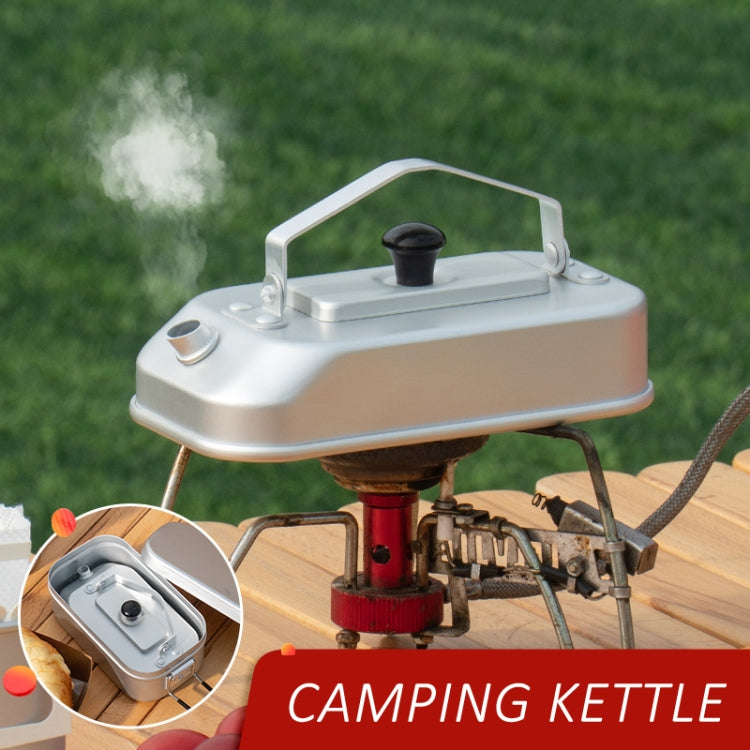Aluminum Lightweight Kettle Outdoor Hiking Camping Boiling Water Pot with Handle