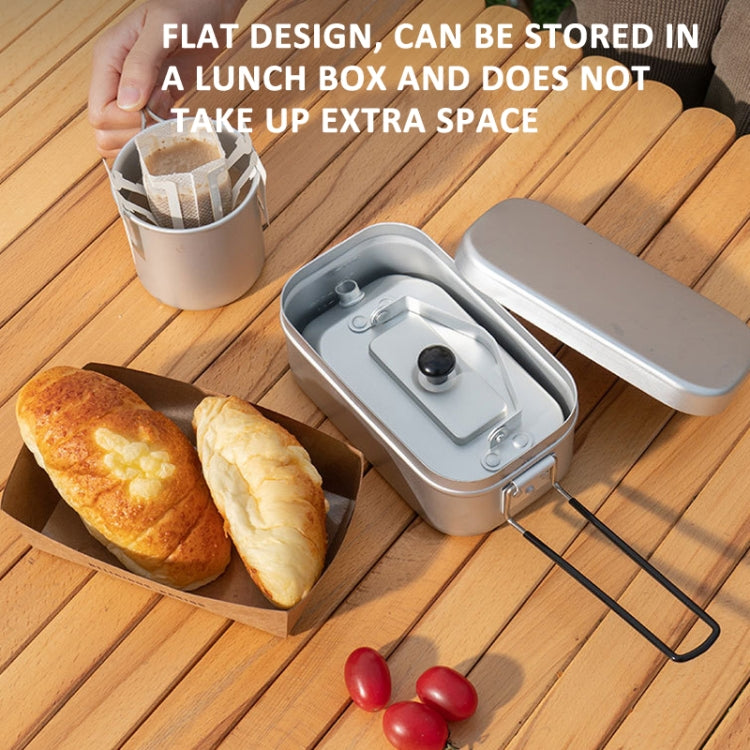 Aluminum Lightweight Kettle Outdoor Hiking Camping Boiling Water Pot with Handle