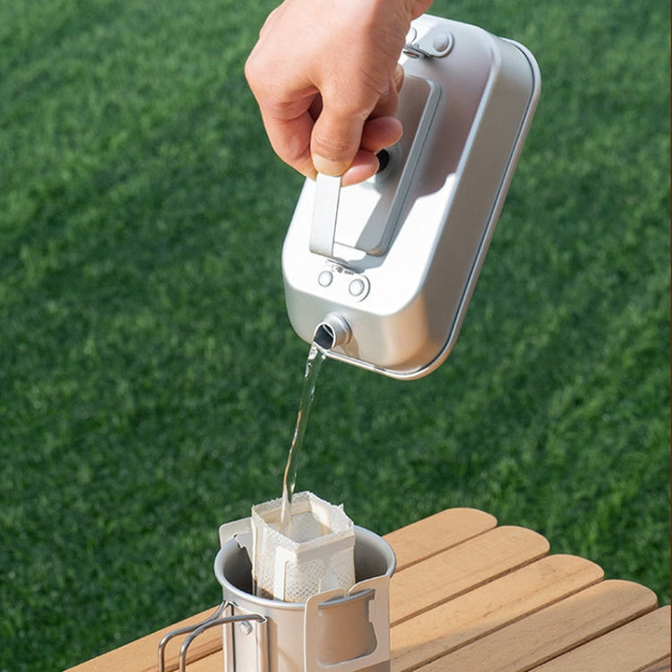 Aluminum Lightweight Kettle Outdoor Hiking Camping Boiling Water Pot with Handle