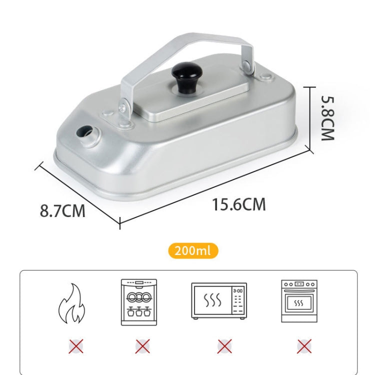 Aluminum Lightweight Kettle Outdoor Hiking Camping Boiling Water Pot with Handle