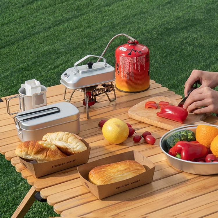 Aluminum Lightweight Kettle Outdoor Hiking Camping Boiling Water Pot with Handle