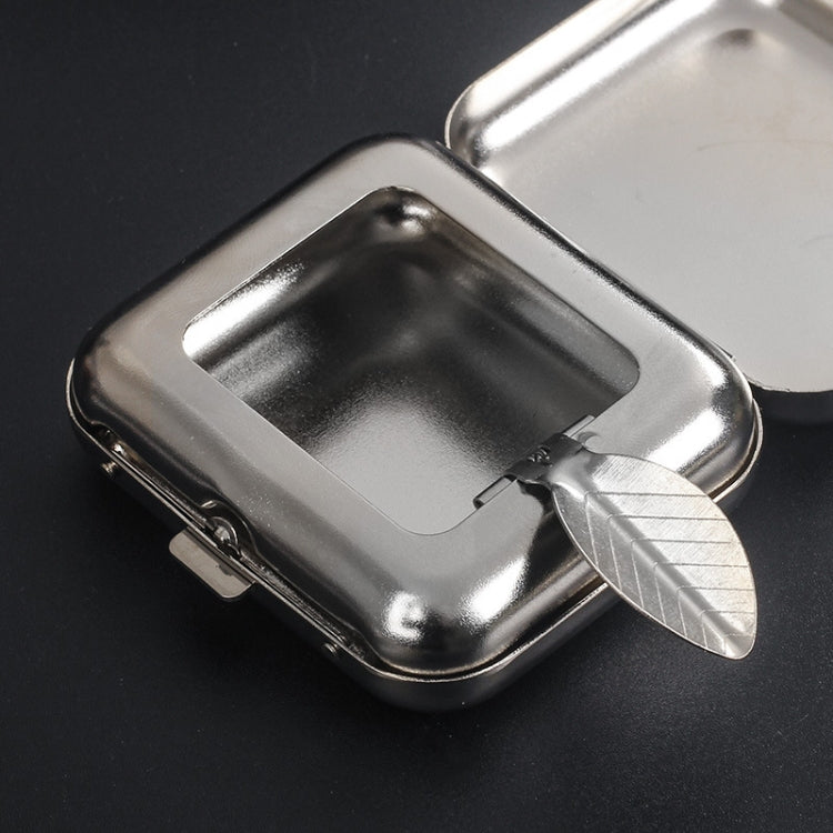 Mini Metal Ashtray Outdoor Portable Pocket Cigarette Holder