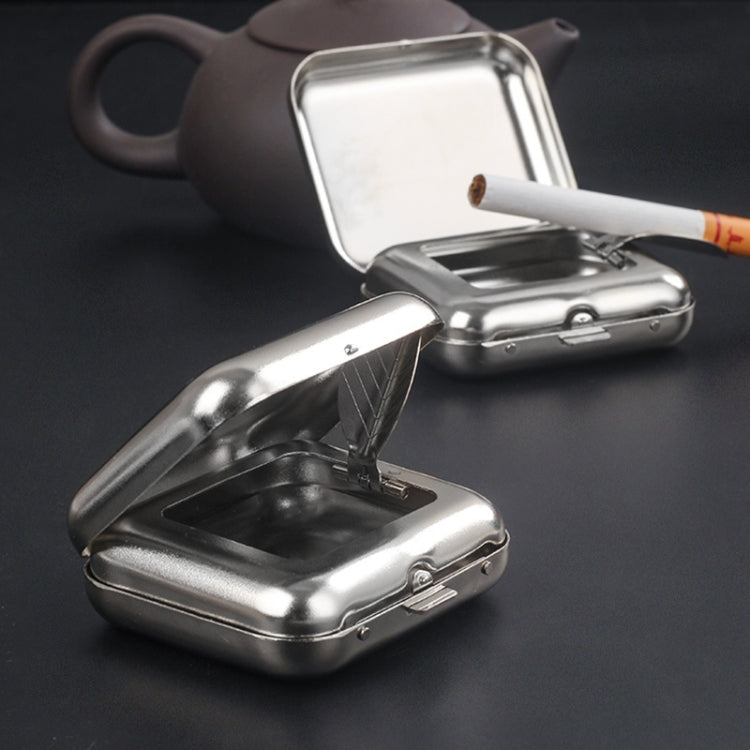 Mini Metal Ashtray Outdoor Portable Pocket Cigarette Holder