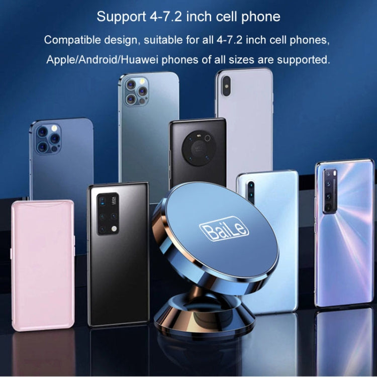 BaiLe Magnetic Car Phone Holder Universal Car Dashboard Fixed Navigation Bracket