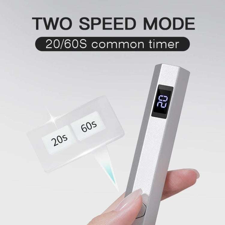 UV Nail Dryer Lamp With 2-speed Timing & Magnetic Bracket