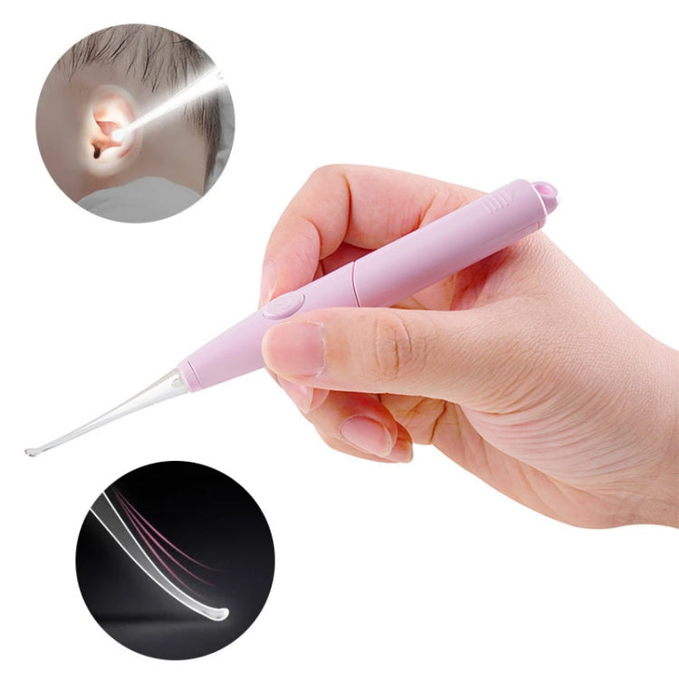 LED Light Ear Cleaning Scoop Children Ear Scoop Baby Ear Wax Pick Cleaner