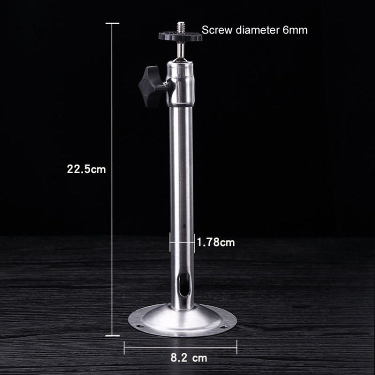 Hanging Stainless Steel Camera Bracket 360 Degree Adjustable Universal Surveillance Mounting Holder