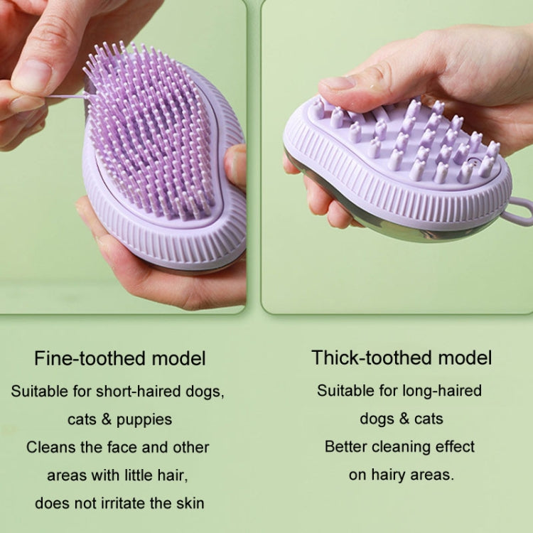 Dog Cleaning Supply Fillable Shower Gel Type Cats Dog Massage Bathing Brush