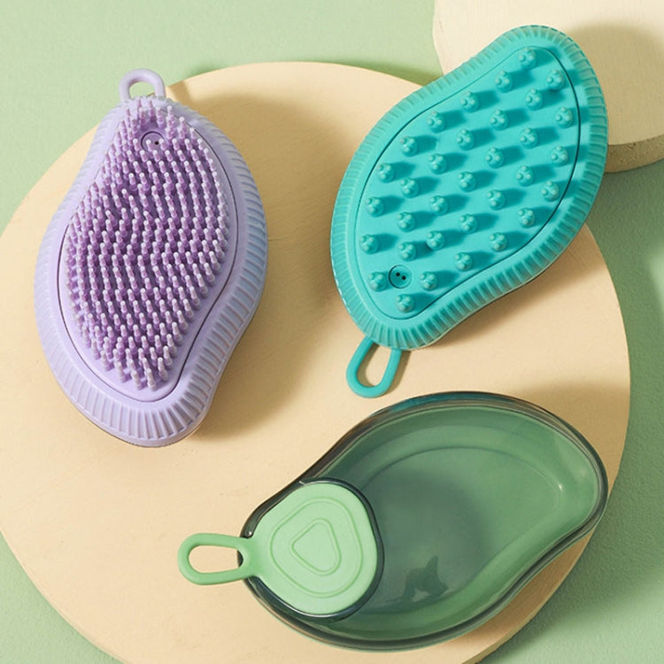 Dog Cleaning Supply Fillable Shower Gel Type Cats Dog Massage Bathing Brush