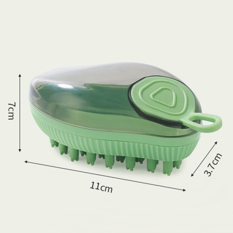 Dog Cleaning Supply Fillable Shower Gel Type Cats Dog Massage Bathing Brush