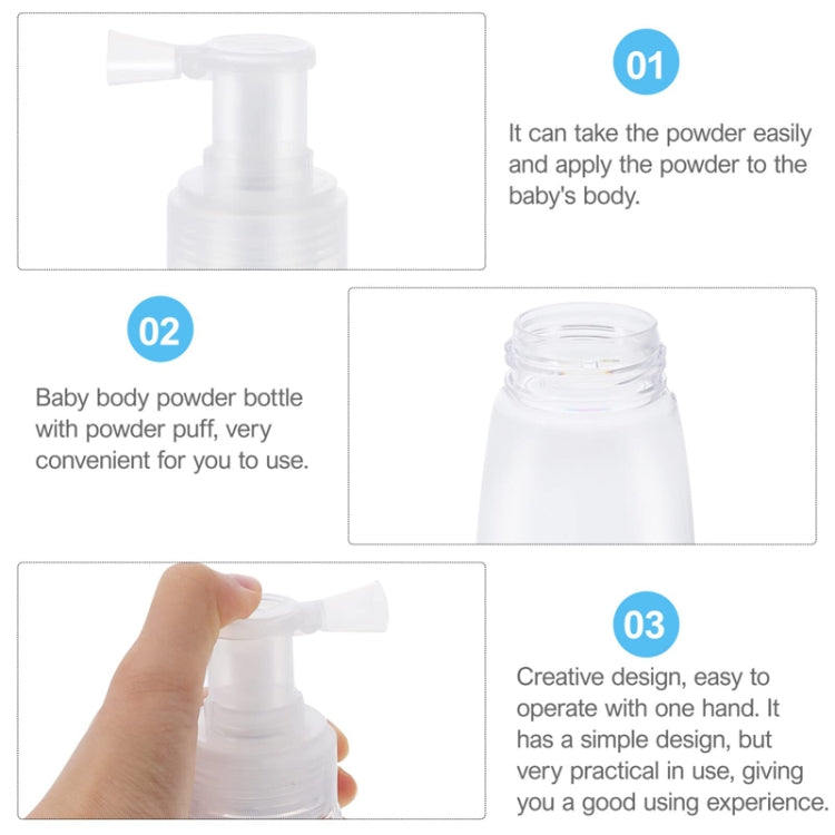 Prickly Heat Powder Spray Bottle Portable Empty Plastic Bottle