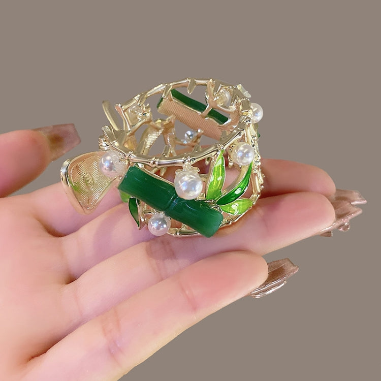 Alloy Hair Accessories Bamboo High Ponytail Clip