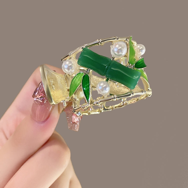 Alloy Hair Accessories Bamboo High Ponytail Clip