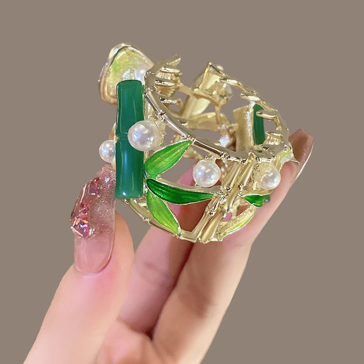 Alloy Hair Accessories Bamboo High Ponytail Clip