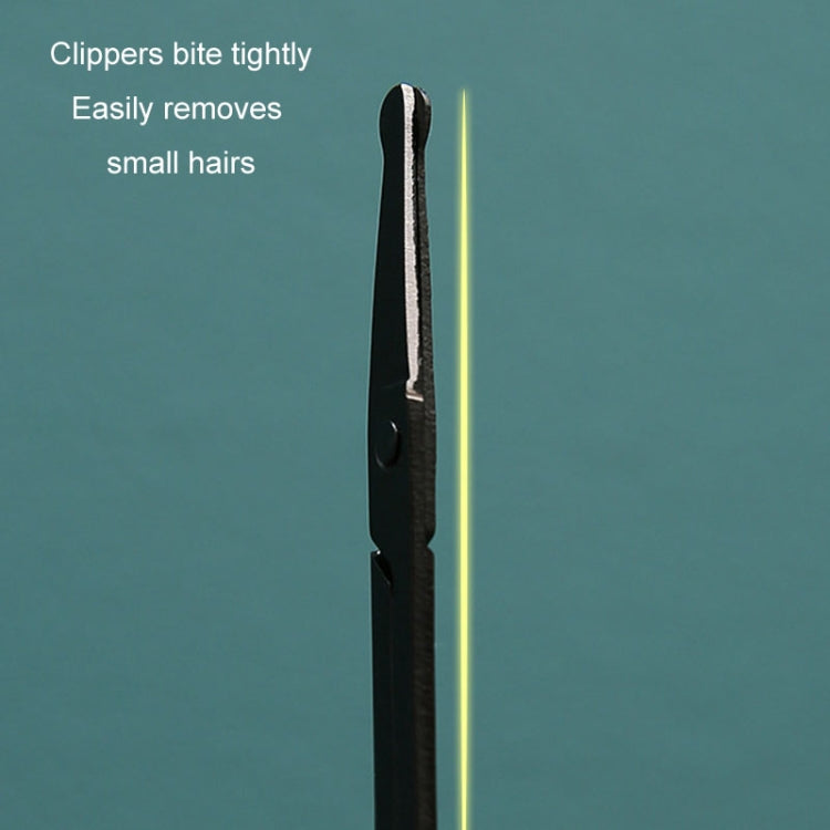 Men Nose Hair Scissor Round Tip Nose Hair Trimmer Manual Trimming Scissor