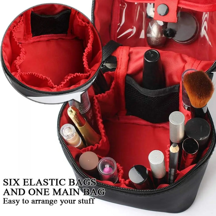 A02-81 Large Capacity Portable Three-dimensional Handheld Cosmetic Bag Travel Toiletry Storage Bag