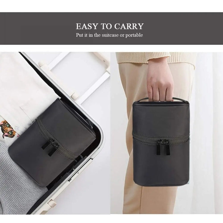 A02-81 Large Capacity Portable Three-dimensional Handheld Cosmetic Bag Travel Toiletry Storage Bag