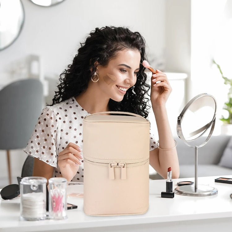 A02-81 Large Capacity Portable Three-dimensional Handheld Cosmetic Bag Travel Toiletry Storage Bag