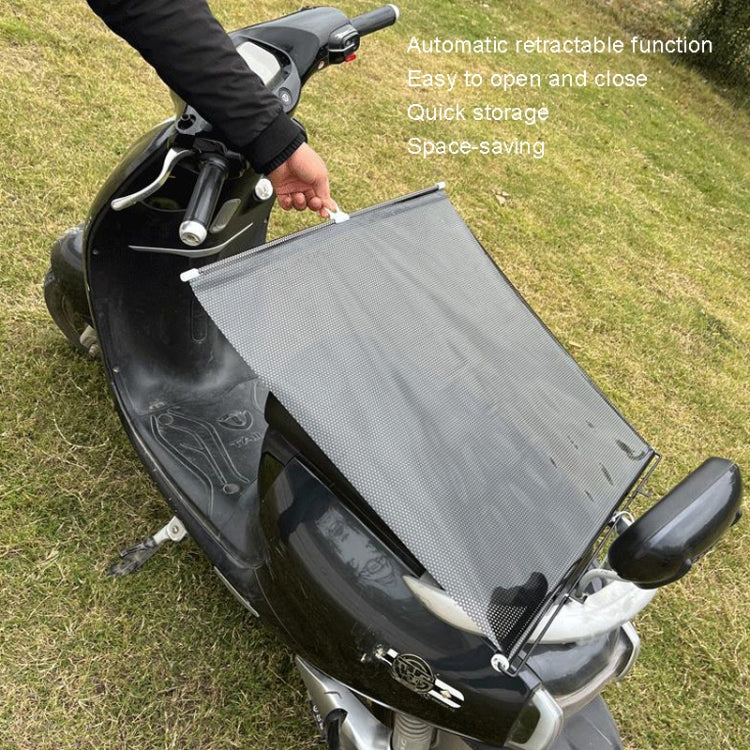 Electric Bike Telescopic Sunshade Rain Shield Motorcycle Rain Cover