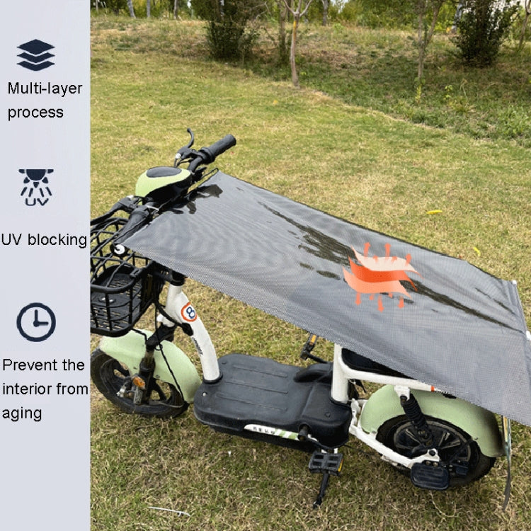 Electric Bike Telescopic Sunshade Rain Shield Motorcycle Rain Cover