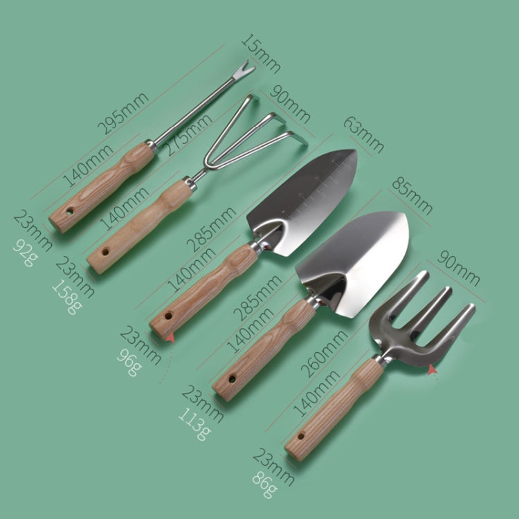 Garden Planting Shoveling Tools Thickened Wooden Handle Gardening Kit