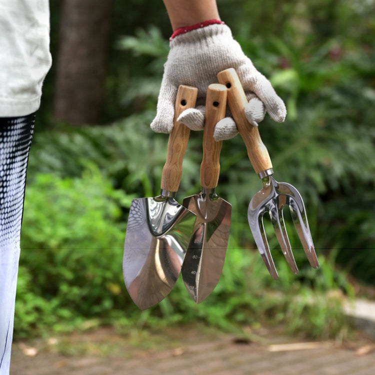 Garden Planting Shoveling Tools Thickened Wooden Handle Gardening Kit