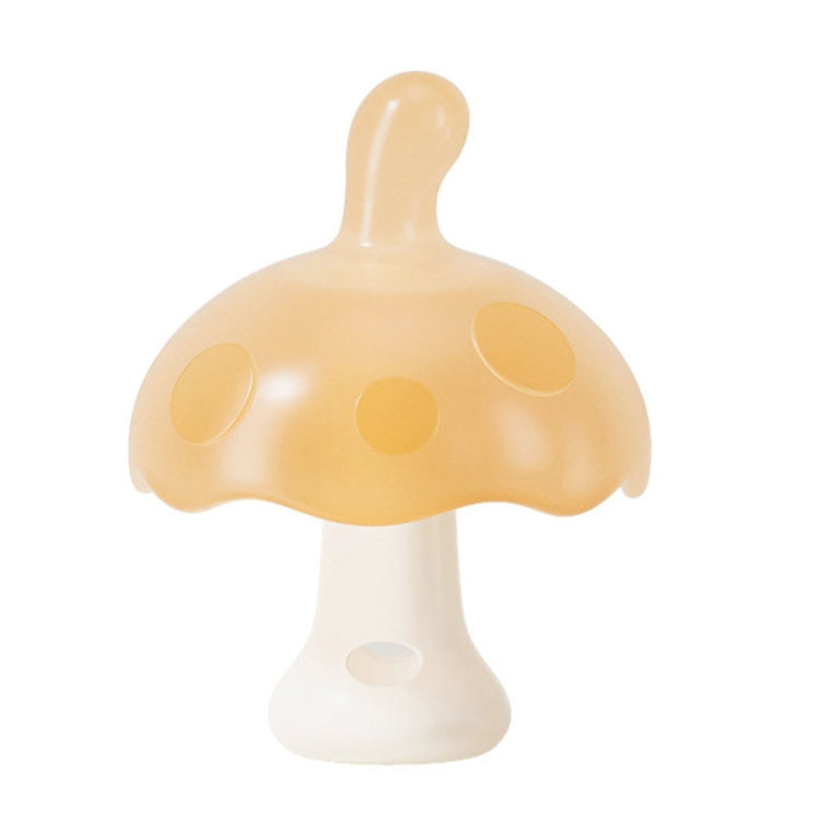 Baby Silicone Teether Small Mushroom Type Anti-Eating Hand Baby Teething Stick