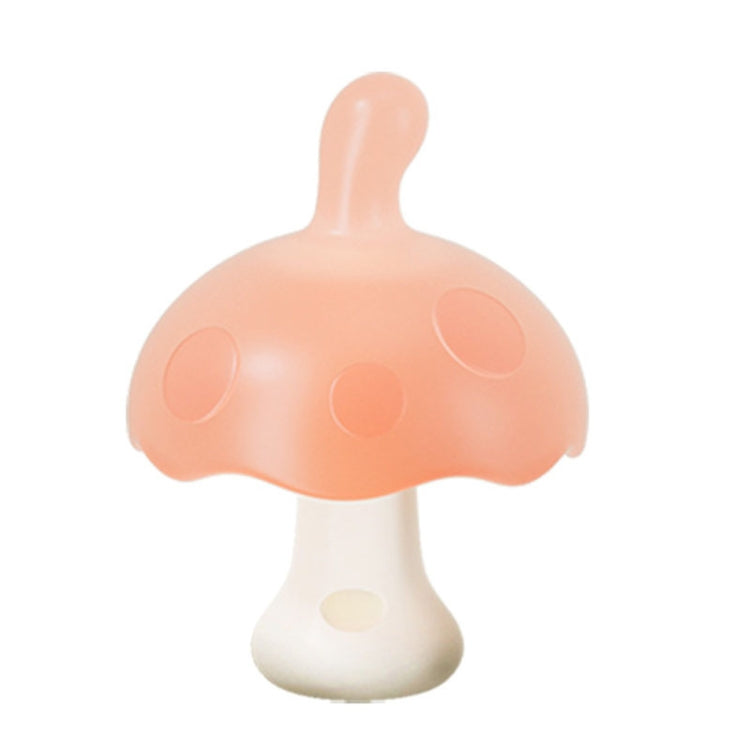 Baby Silicone Teether Small Mushroom Type Anti-Eating Hand Baby Teething Stick