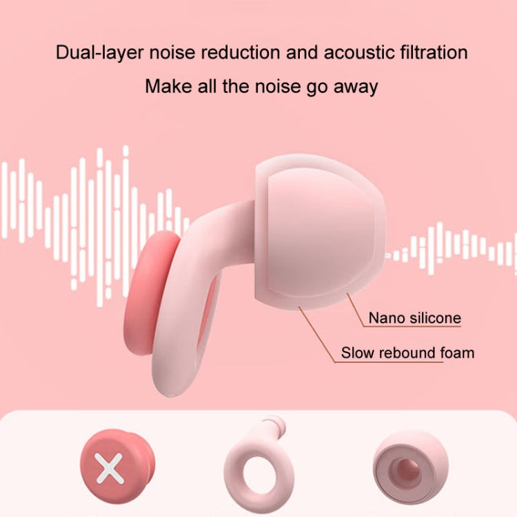 Anti-noise Sleeping Earplugs Noise Reduction Soundproof Ear Plugs Sponge