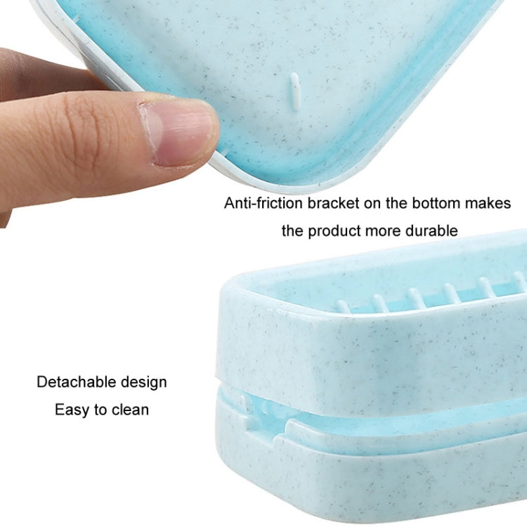Bathroom Drainage Dual Layer Soap Box Plastic Put Soap Holder