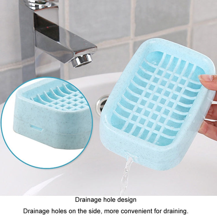 Bathroom Drainage Dual Layer Soap Box Plastic Put Soap Holder