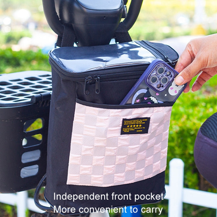 Electric Bike Riding Hanging Bag Large Capacity Waterproof Bicycle Front Hanging Bag