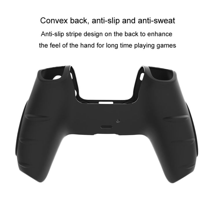 For PS5 Gamepad Silicone Protective Case Anti-Skid Soft Silicone Cover
