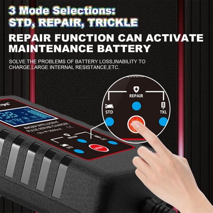 RJtianye 6V/12V ASE Adapter Cable Car Motorcycle Lawn Mower Battery Charger