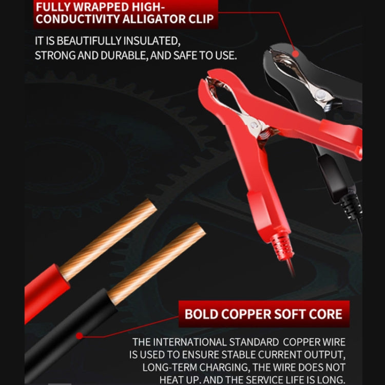 RJtianye 6V/12V ASE Adapter Cable Car Motorcycle Lawn Mower Battery Charger