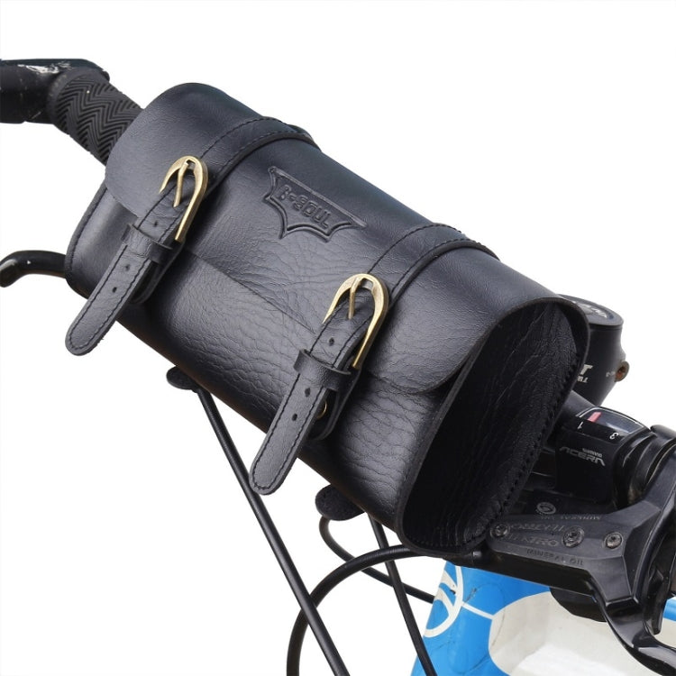 B-SOUL Bicycle Electric Scooter Riding Retro Front Head Bag