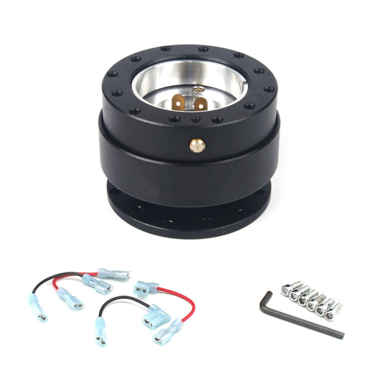 Steering Wheel With Locking Quick Release Booster Pad