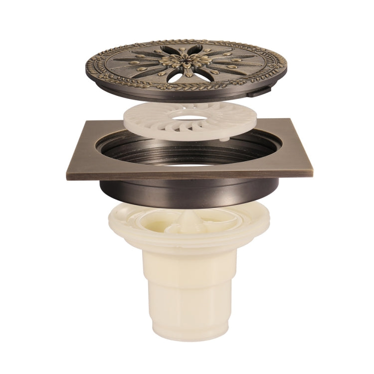 Toilet 100x100mm Retro Anti-odor and Anti-reflux Floor Drain