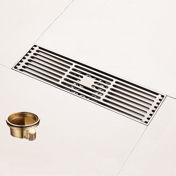 All Copper Brushed Anti-Odor Floor Drain Gravity Copper Core Bathroom Floor Drain