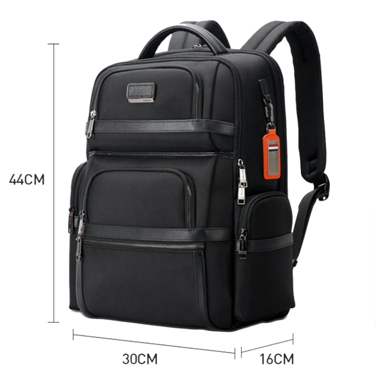 Bopai 61-121601 Large Capacity Waterproof Business Laptop Backpack With USB+Type-C Port