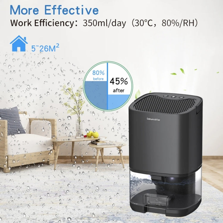 1L 36W Air Dehumidifier for Home Damp Drying Clothes with 7 colors Light