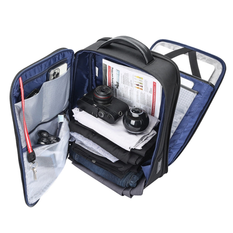 Bopai 61-19011 Large Capacity Waterproof Travel Laptop Backpack With USB+Type-C Port