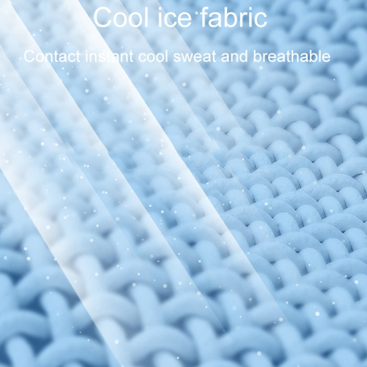 Colorblocking Ice Silk Memory Foam U-Shaped Pillow Portable Napping Neck Care Pillow